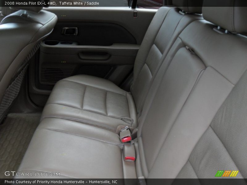 Taffeta White / Saddle 2008 Honda Pilot EX-L 4WD