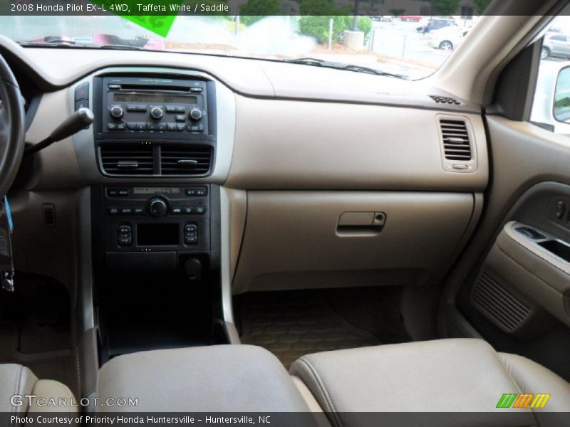 Taffeta White / Saddle 2008 Honda Pilot EX-L 4WD