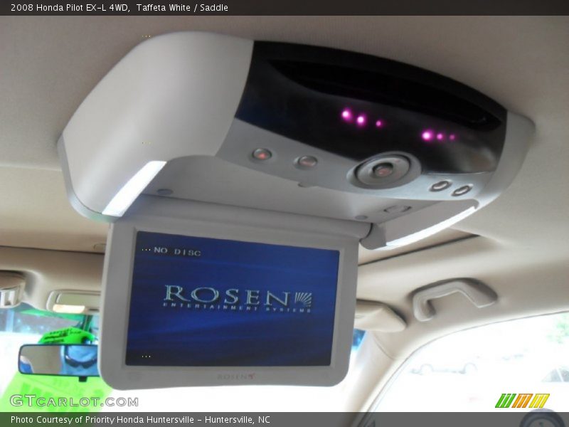 Taffeta White / Saddle 2008 Honda Pilot EX-L 4WD