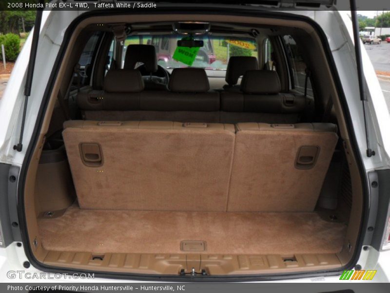 Taffeta White / Saddle 2008 Honda Pilot EX-L 4WD