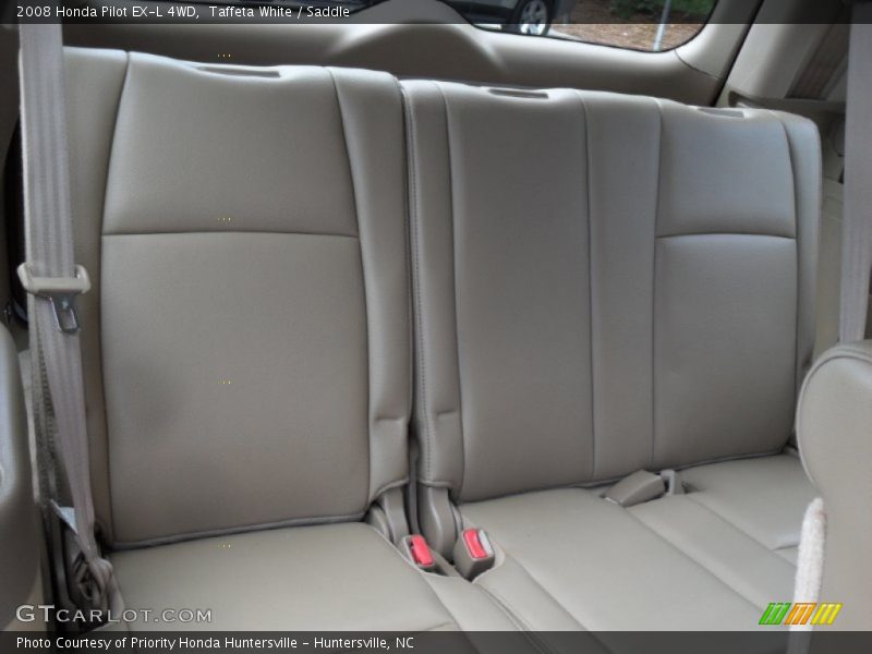 Taffeta White / Saddle 2008 Honda Pilot EX-L 4WD