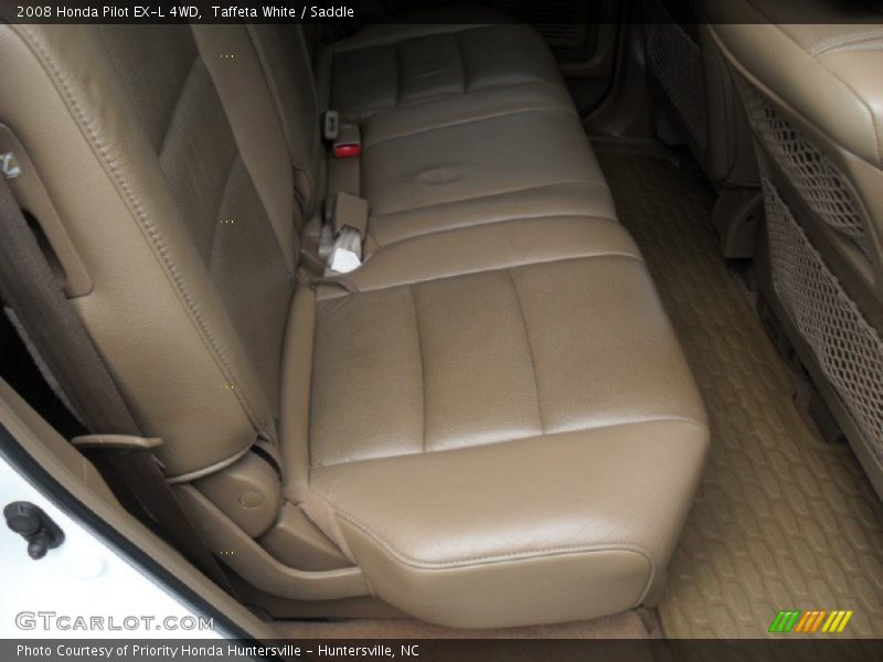 Taffeta White / Saddle 2008 Honda Pilot EX-L 4WD
