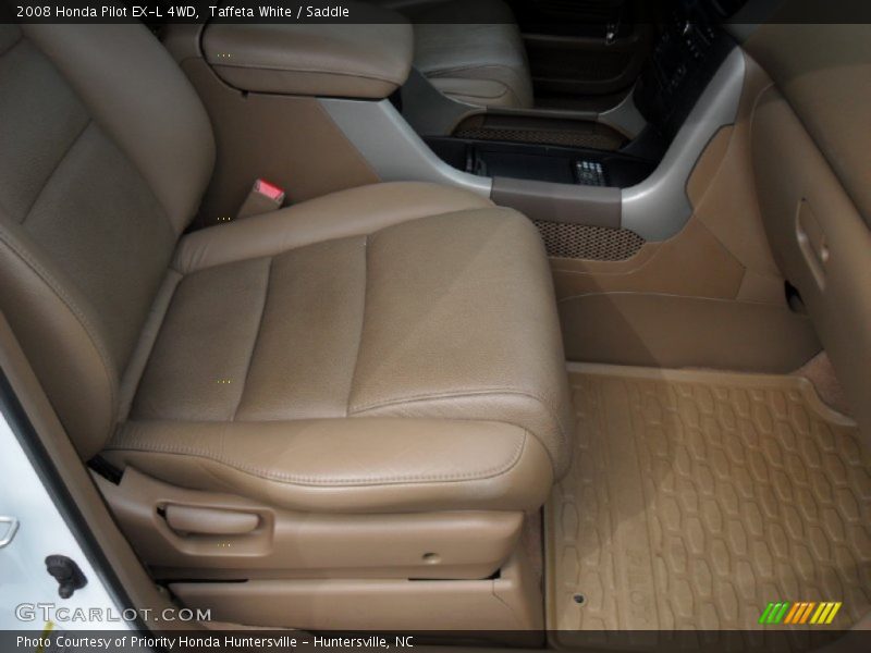 Taffeta White / Saddle 2008 Honda Pilot EX-L 4WD