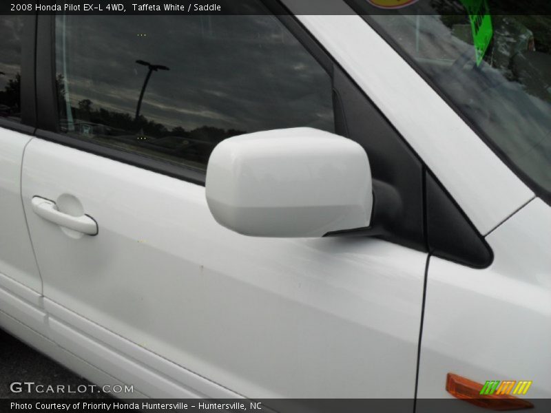 Taffeta White / Saddle 2008 Honda Pilot EX-L 4WD