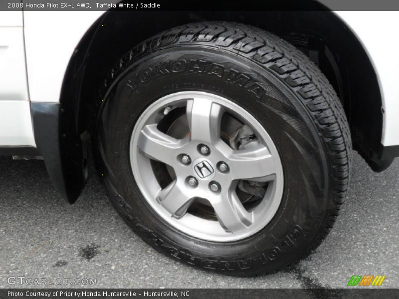 Taffeta White / Saddle 2008 Honda Pilot EX-L 4WD