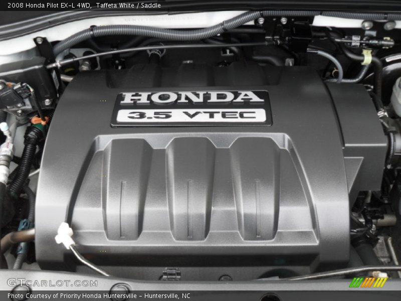 Taffeta White / Saddle 2008 Honda Pilot EX-L 4WD