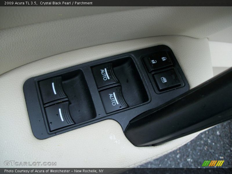 Crystal Black Pearl / Parchment 2009 Acura TL 3.5
