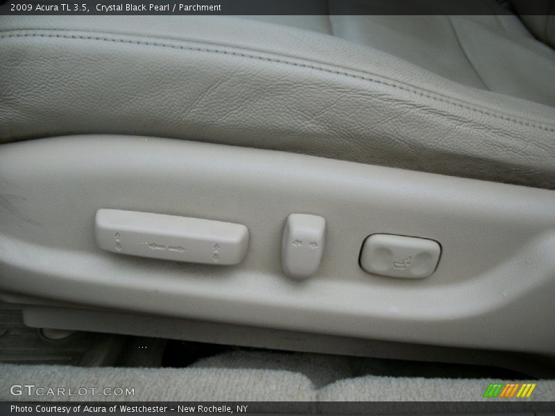 Crystal Black Pearl / Parchment 2009 Acura TL 3.5