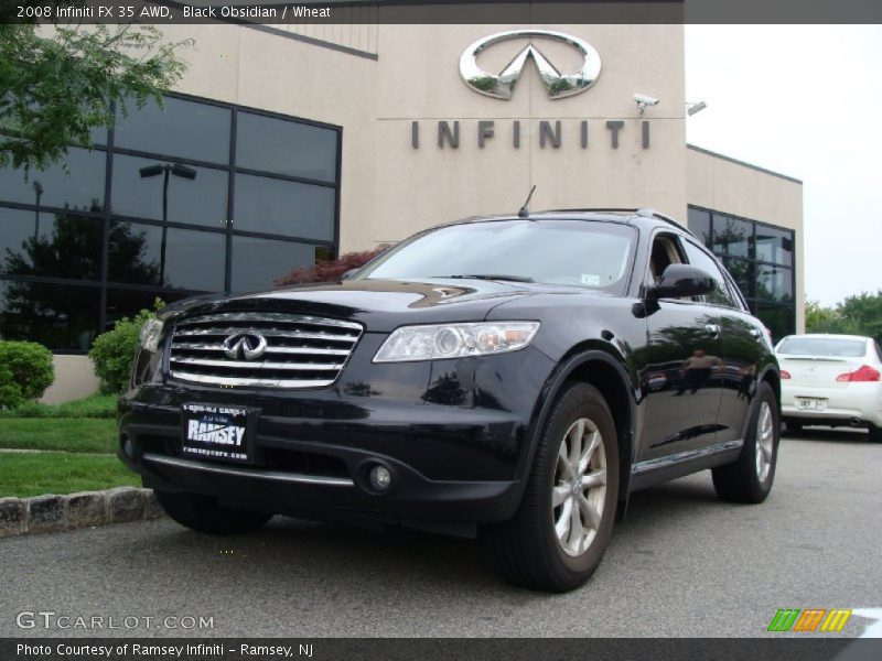 Black Obsidian / Wheat 2008 Infiniti FX 35 AWD
