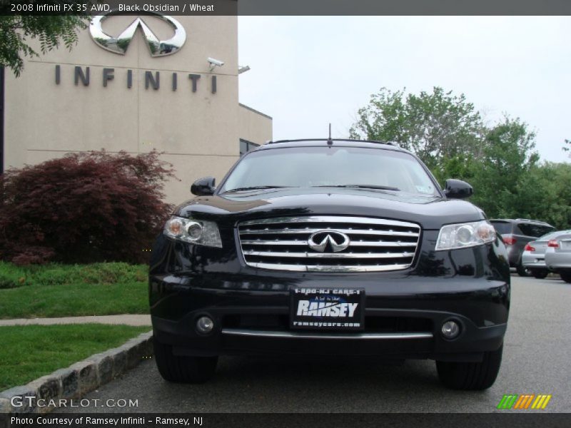 Black Obsidian / Wheat 2008 Infiniti FX 35 AWD