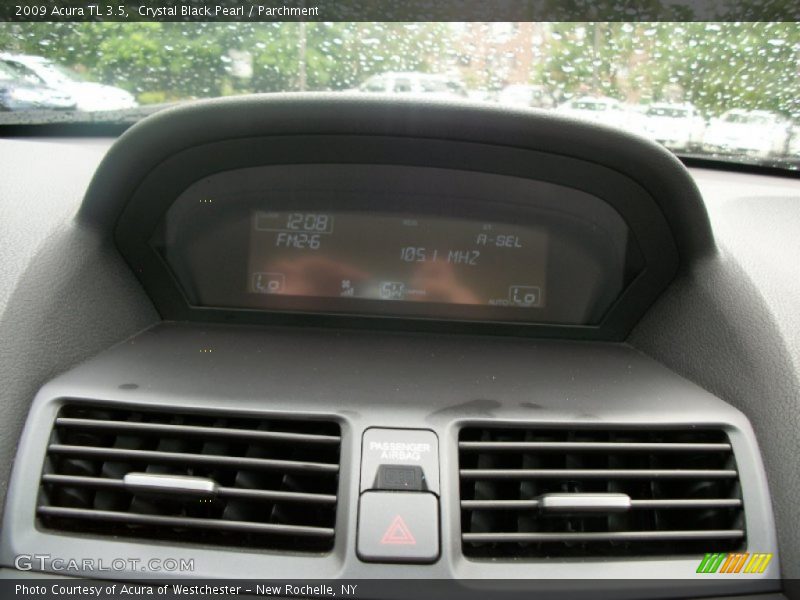 Crystal Black Pearl / Parchment 2009 Acura TL 3.5