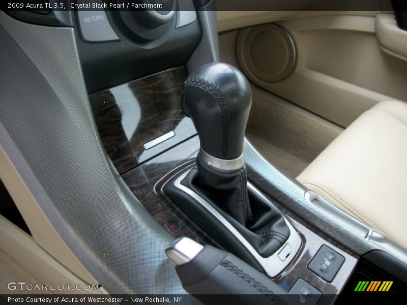 Crystal Black Pearl / Parchment 2009 Acura TL 3.5