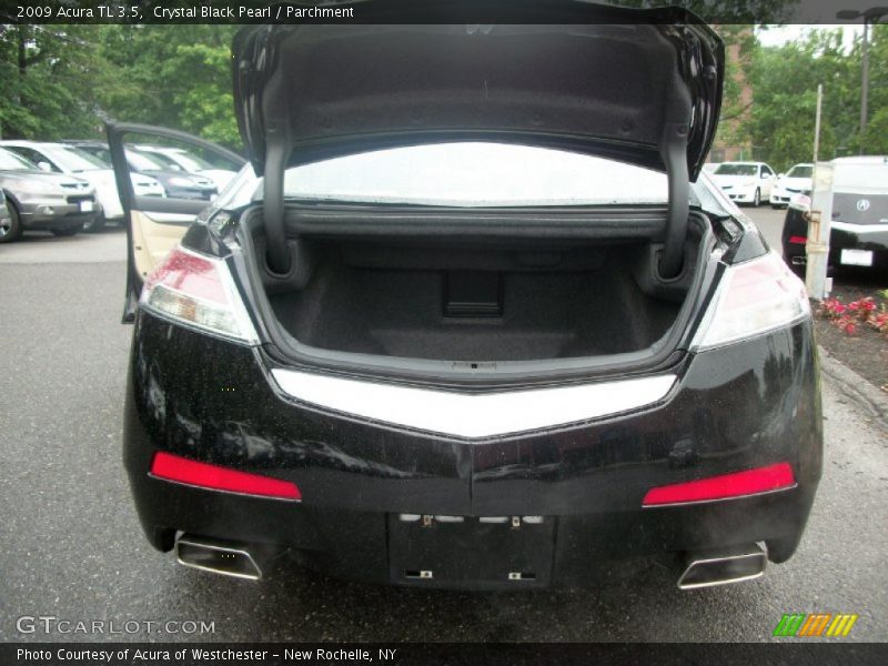 Crystal Black Pearl / Parchment 2009 Acura TL 3.5