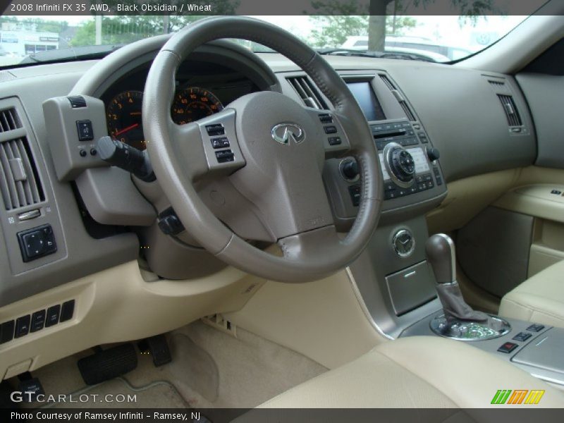 Black Obsidian / Wheat 2008 Infiniti FX 35 AWD