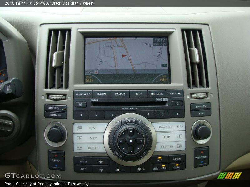 Black Obsidian / Wheat 2008 Infiniti FX 35 AWD