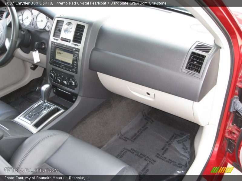 Inferno Red Crystal Pearlcoat / Dark Slate Gray/Light Graystone 2007 Chrysler 300 C SRT8