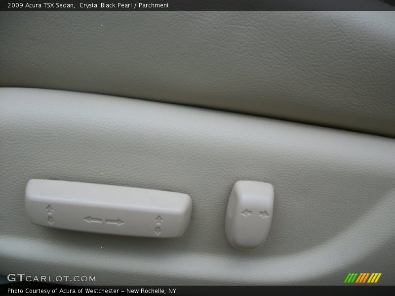 Crystal Black Pearl / Parchment 2009 Acura TSX Sedan