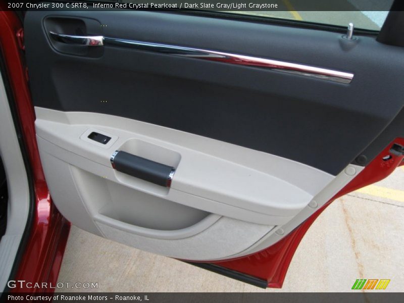 Inferno Red Crystal Pearlcoat / Dark Slate Gray/Light Graystone 2007 Chrysler 300 C SRT8