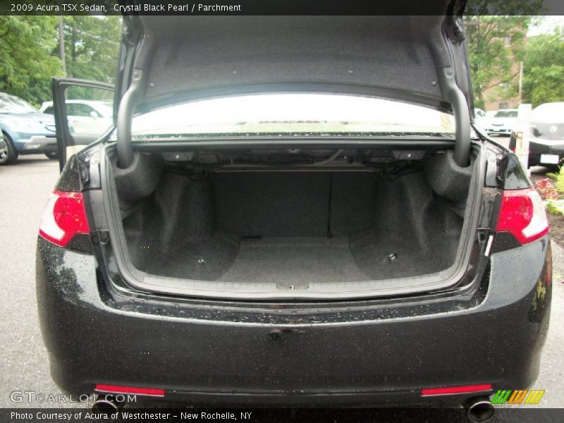 Crystal Black Pearl / Parchment 2009 Acura TSX Sedan