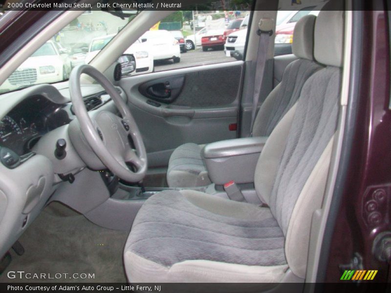 Dark Cherry Metallic / Neutral 2000 Chevrolet Malibu Sedan