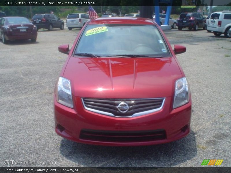 Red Brick Metallic / Charcoal 2010 Nissan Sentra 2.0