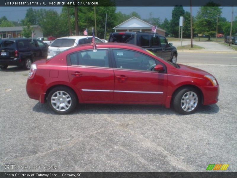 Red Brick Metallic / Charcoal 2010 Nissan Sentra 2.0