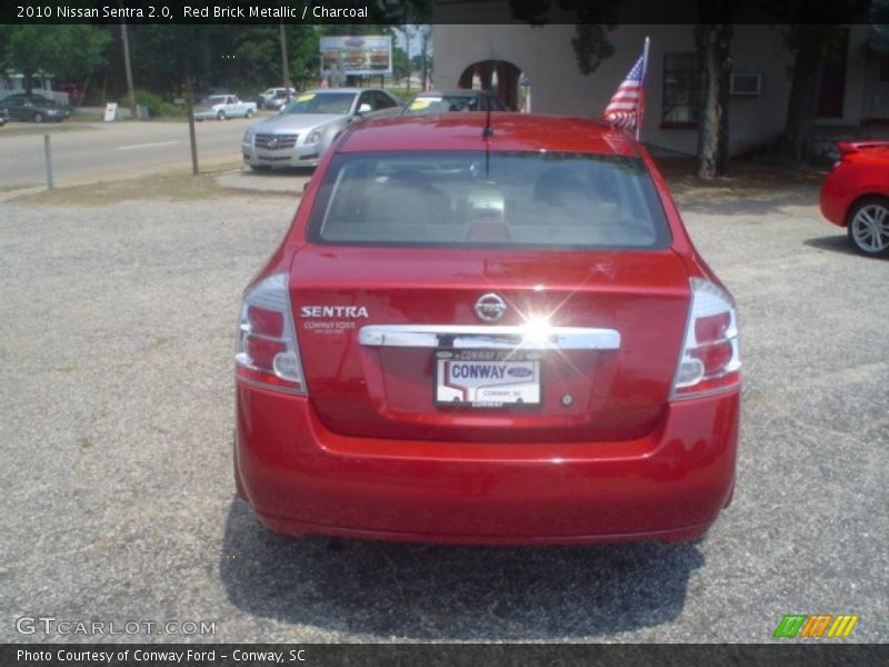 Red Brick Metallic / Charcoal 2010 Nissan Sentra 2.0
