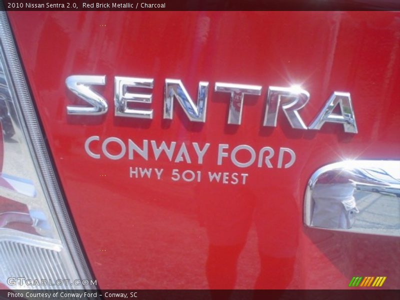 Red Brick Metallic / Charcoal 2010 Nissan Sentra 2.0
