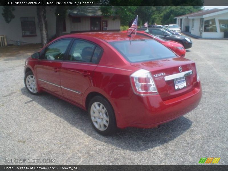 Red Brick Metallic / Charcoal 2010 Nissan Sentra 2.0