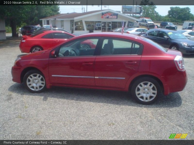 Red Brick Metallic / Charcoal 2010 Nissan Sentra 2.0