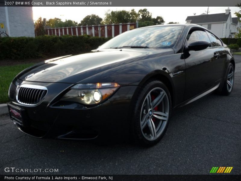 Black Sapphire Metallic / Silverstone II 2007 BMW M6 Coupe