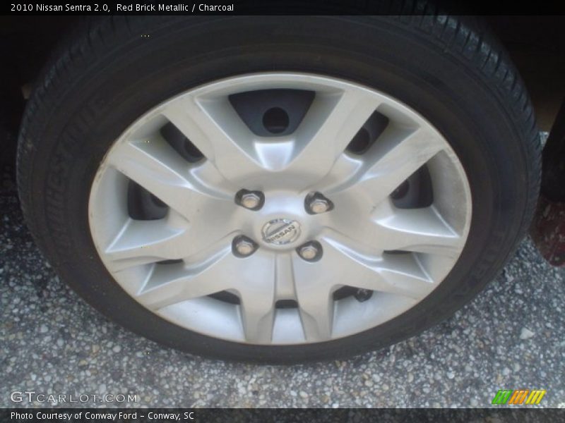 Red Brick Metallic / Charcoal 2010 Nissan Sentra 2.0