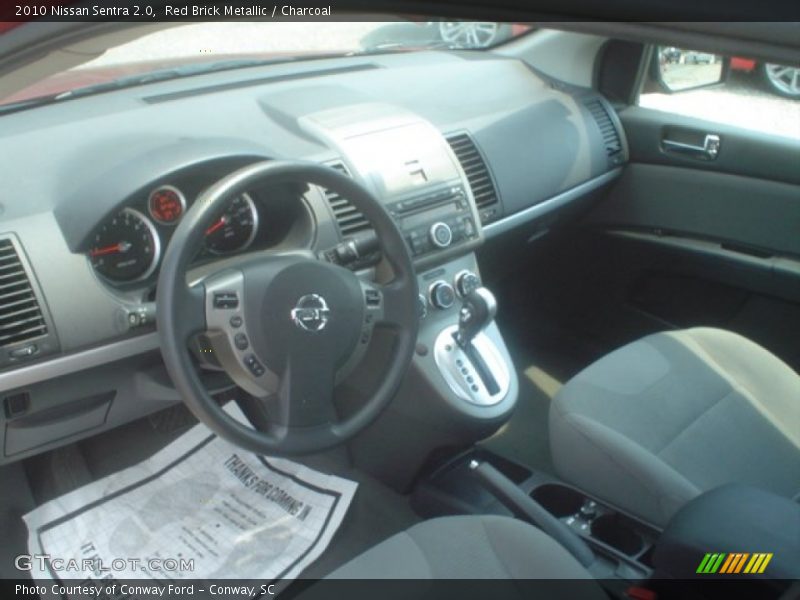 Red Brick Metallic / Charcoal 2010 Nissan Sentra 2.0