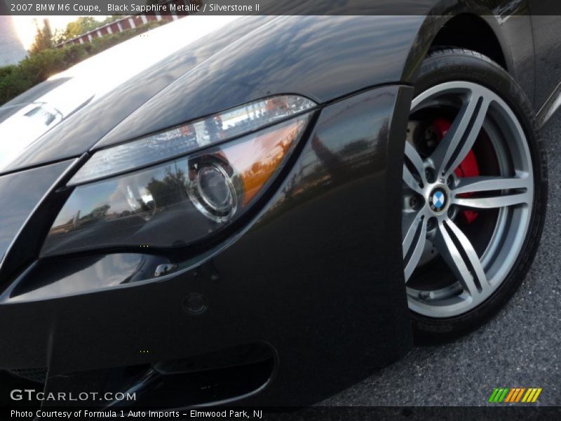 Black Sapphire Metallic / Silverstone II 2007 BMW M6 Coupe