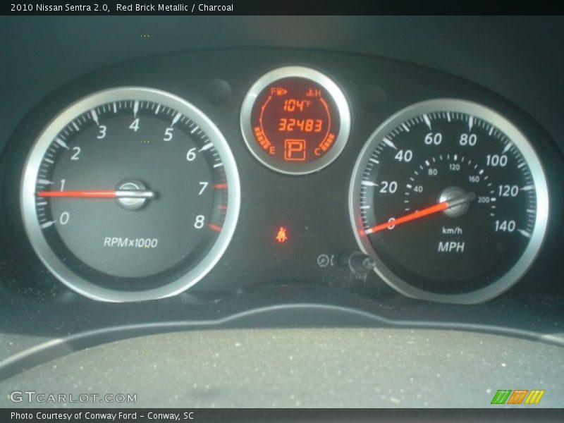 Red Brick Metallic / Charcoal 2010 Nissan Sentra 2.0