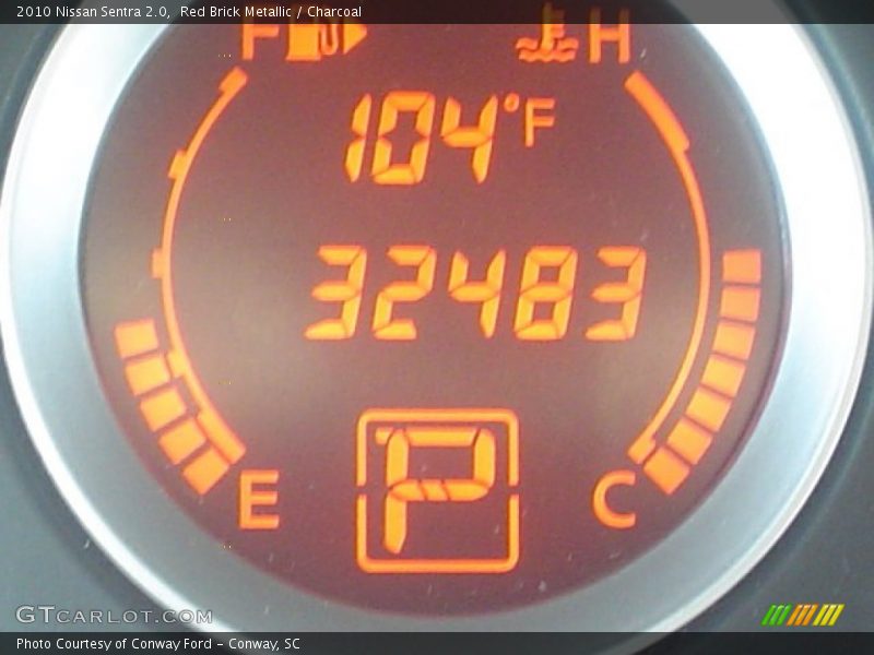 Red Brick Metallic / Charcoal 2010 Nissan Sentra 2.0