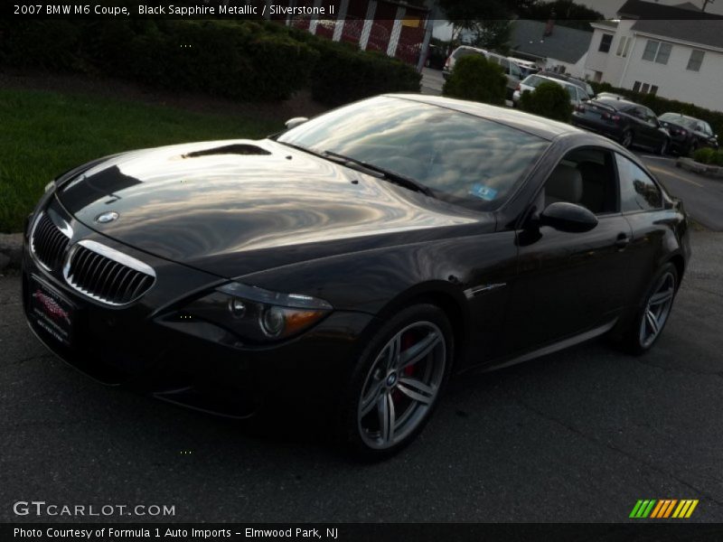 Black Sapphire Metallic / Silverstone II 2007 BMW M6 Coupe