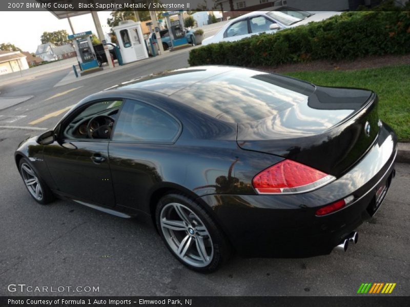 Black Sapphire Metallic / Silverstone II 2007 BMW M6 Coupe