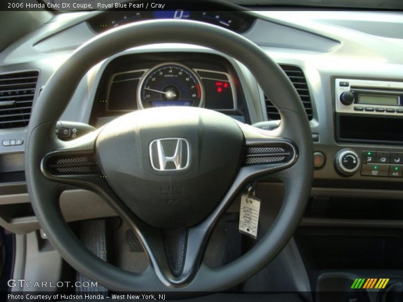 Royal Blue Pearl / Gray 2006 Honda Civic DX Coupe
