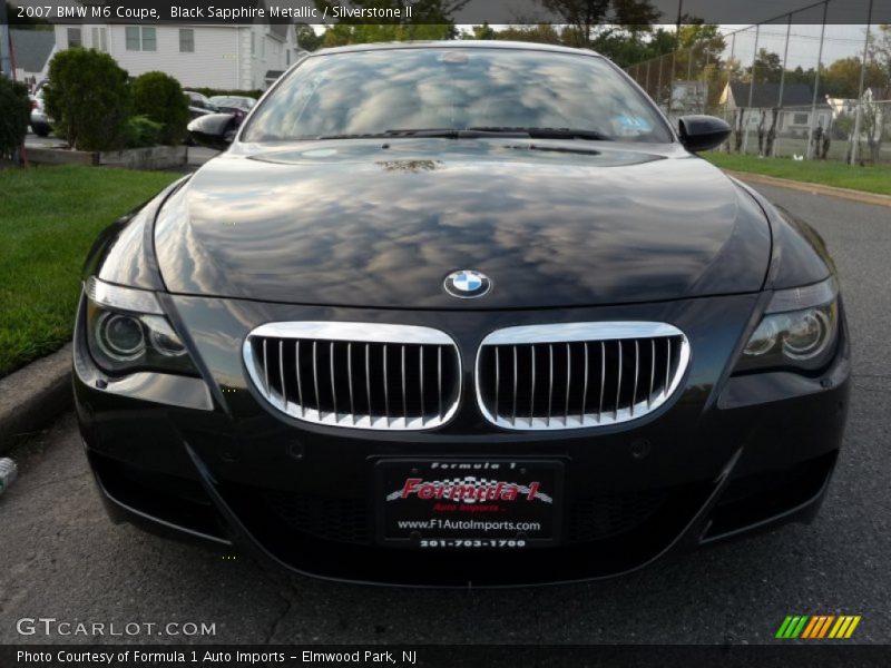 Black Sapphire Metallic / Silverstone II 2007 BMW M6 Coupe