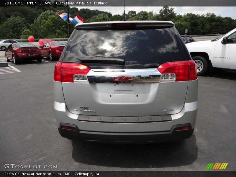 Quicksilver Metallic / Jet Black 2011 GMC Terrain SLE AWD