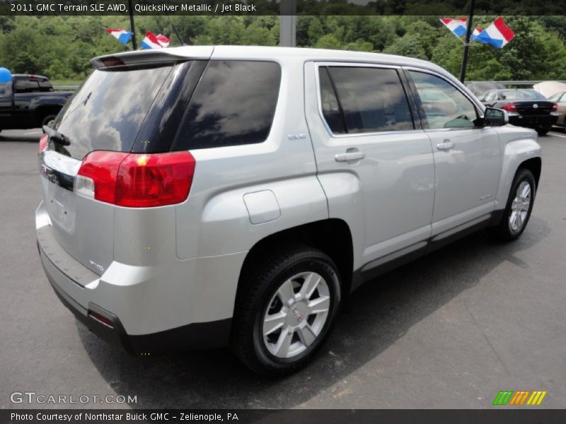 Quicksilver Metallic / Jet Black 2011 GMC Terrain SLE AWD