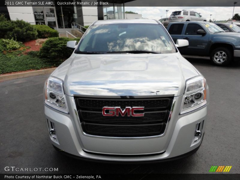 Quicksilver Metallic / Jet Black 2011 GMC Terrain SLE AWD