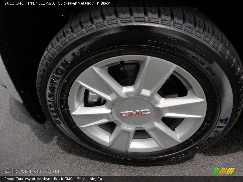 Quicksilver Metallic / Jet Black 2011 GMC Terrain SLE AWD