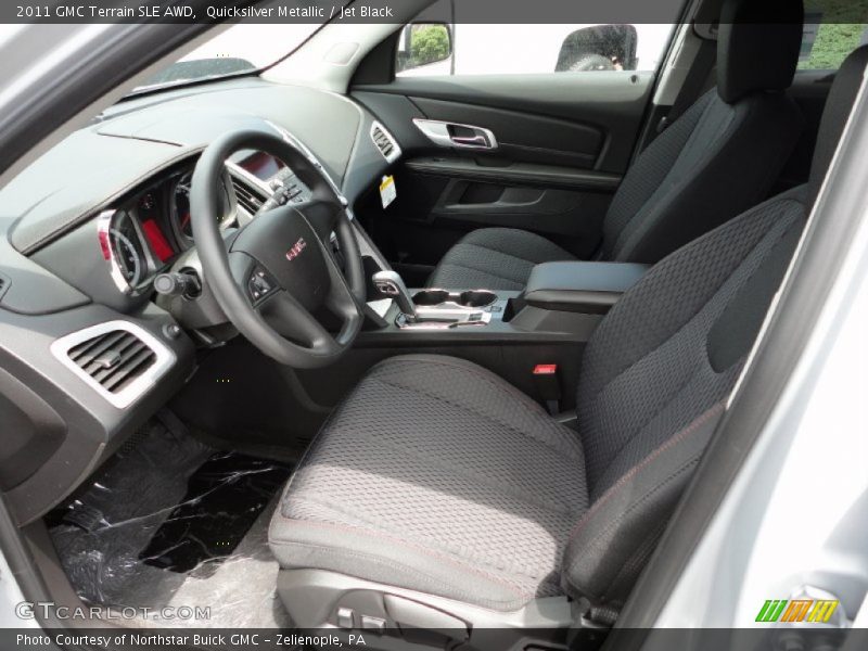 Quicksilver Metallic / Jet Black 2011 GMC Terrain SLE AWD