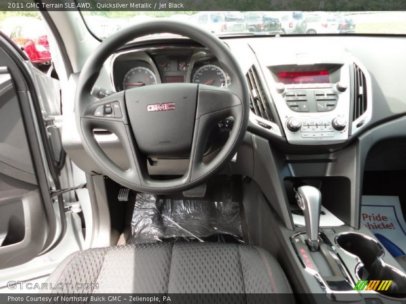 Quicksilver Metallic / Jet Black 2011 GMC Terrain SLE AWD