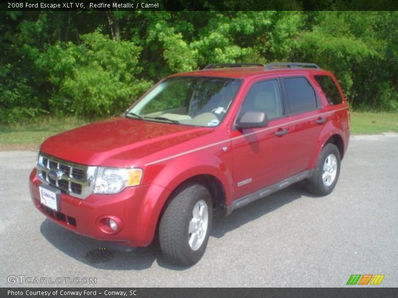 Redfire Metallic / Camel 2008 Ford Escape XLT V6