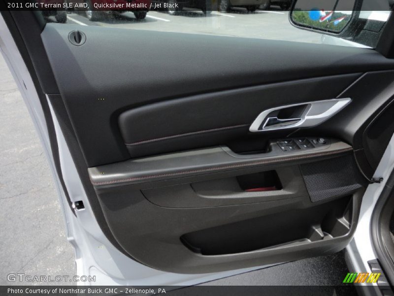 Quicksilver Metallic / Jet Black 2011 GMC Terrain SLE AWD