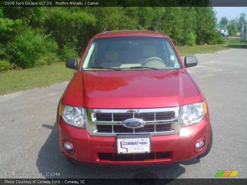 Redfire Metallic / Camel 2008 Ford Escape XLT V6