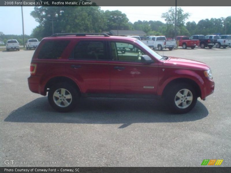 Redfire Metallic / Camel 2008 Ford Escape XLT V6